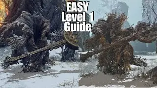 How to beat any Erdtree or Putrid Avatar at Level 1, No Weapon Upgrades - Elden Ring Guide