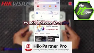 Adding a device to the Hik-Partner Pro App