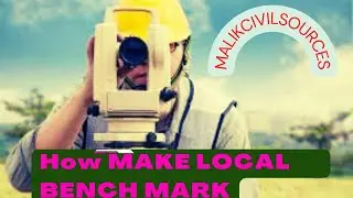 how make local bench mark for total station