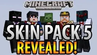 Minecraft (Xbox 360) - SKIN PACK 5 Revealed - Battle & Beast SCREENSHOTS!