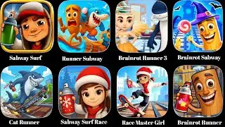 Brainrot Runner, Subway Surf,Cut Runner, Race Master Girl, Count Master,