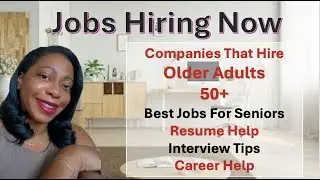 Remote Jobs For 50+ Year Olds | WFH | Remote Jobs | Part Time and Full Time