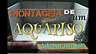 Como fazer Aquário com cerâmica / Piso. (Aquapiso)