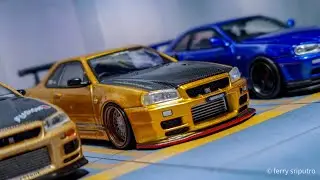 Brilliant Gold!! INNO64 Nissan Skyline GT-R (R34) 