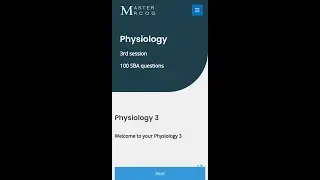 MasterMRCOG - Physiology SBA questions for MRCOG part 1 2023 [session 3]