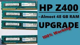 HP Z400 almost 48GB ram Upgrade + RamDisk Benchmarks