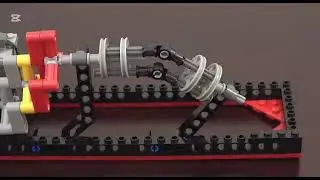 20 механических принципов, объединенных в бесполезной машине из LEGO, часть-2 #ev3 #robot #mindstorm