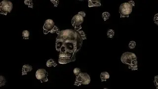 Skulls Rain | Motion Graphics - Videohive template