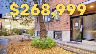 Inside this historic $268,999 vintage Beltline Condo with a courtyard!