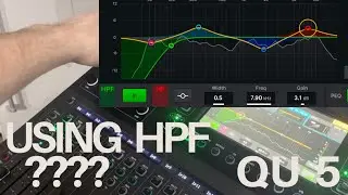 Allen And Heath QU5 High Pass Filter Explained in 60 Seconds