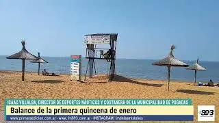 Balance positivo en los balnearios de Posadas durante la primera quincena de enero
