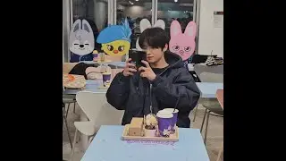 Stray Kids Lee Know at Skzoo Magic School Popup Cafe