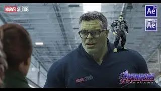 After Effects Professor Hulk Tutorial || Avengers Endgame Tutorial