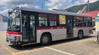 南越後観光バス車窓 越後湯沢駅前→森宮野原駅前/ 急行森宮野原線 越後湯沢駅前1310発