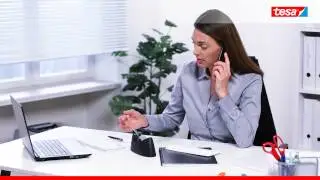 tesa Easy Cut&reg; Portarollos de Sobremesa SMART - Sujeci&oacute;n &oacute;ptima