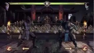 Mortal Kombat 9 (2011) online matches vs RedRaptor10 part 1