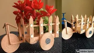 DIY Newspaper cycle decorative piece | Best out of waste craft idea | parul pawar