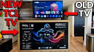 Replacing My Samsung TV With The TCL QM6K 4K QD-Mini LED TV