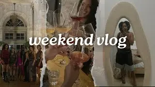 VLOG | college homecoming as alumni, girls weekend, wine bar, Liz&rsquo;s birthday dinner