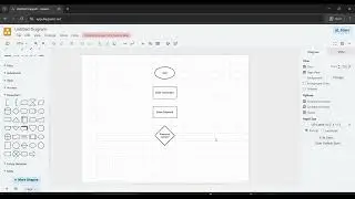 How To Make Flowchart Using Simple Tool - English Project
