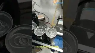 Automatic coconut juice metal canister sealing machine,soda water,drink,beverage can crimper