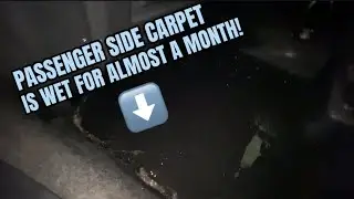 Mirage G4: Passeger side carpet is always wet (front and back)..