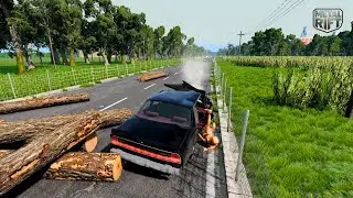 Epic High Speed Car Jumps #8 | BeamNG Drive | Metal Rift