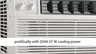 FRIGIDAIRE White 8,000 BTU 115V Window Mounted Mini Compact Air Conditioner with Mechanical Controls