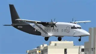 (4K) San Juan Airport: Local Propeller Airlines!