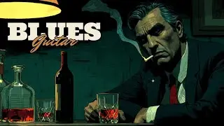 Midnight Blues Vibes ~ Emotional Guitar Solo ~ Relaxing Blues Music for Working 2025