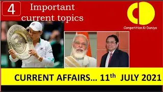 11 july 2021 current affairs