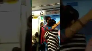 delhi metro kiss scene# couple catch on camera 2nd part