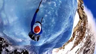 Free Solo POV Pinnacle Gully, Huntington Ravine 04.07.21 | Mt Washington ice climbing #northeastice