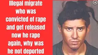 illegal migrant who was convicted for Rape,is now arrested again for rape🤔