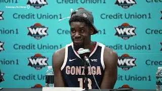 What Gonzaga's Ryan Nembhard, Graham Ike, and Khalif Battle said after WCC championship win