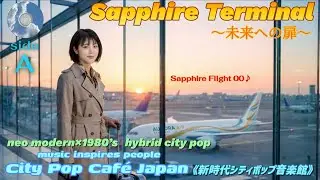 Sapphire Terminal～未来への扉～side A【空の玄関、恋の予感…】《neo modern × 1980’s hybrid city pop♪》