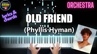 Old Friend Phyllis Hyman Piano Tutorial Cover Easy - #VIDEOKEYS Lyrics Chords