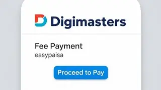 How to pay Digimasters fee payment using easypaisa app#digimasters#feepayments #digitalpayment#trend