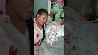 Silicone reborn Baby Noah first time talking #meangirls #comedy #silicone #baby #rebornmom