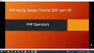 Operator in php Arithmetic operator bangla tutorial
