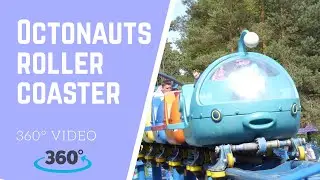 Octonauts Roller coaster Off ride | 360 Video | CBeebies Land | Alton Towers