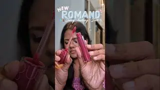 Свотч самого темного оттенка новой стойкой помады Romand Juicy 🎀🫧💄 | Romand 16 сливовая кола