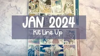 Jan 2024 Kit Lineup/ LynnerDesigns / Caress Press / Pink Diamond Planner / Kristannesplanner