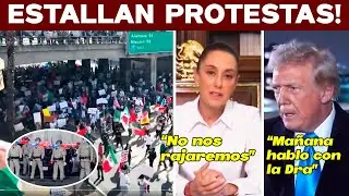 TRUMP AL LÍMITE! ESTALLAN PROTESTAS EN EUA. LA Y HOUSTON UN CAOS. CAMBIA PLAN DE URGENCA LLAMA A DRA