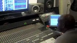 Music Producer Lynx Mafia In The Recording Studio With Songwriter Tiffany Love