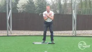 Golf Lower Body Power - Backswing resistance drill