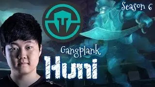 IMT Huni GANGPLANK Top vs Darius - Patch 6.3 NA | League of Legends
