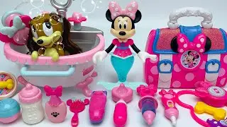 Minnie Mouse 2025🎀 Set Unboxing del maquillaje rosa de Minnie, colecci&oacute;n de juguetes Disney