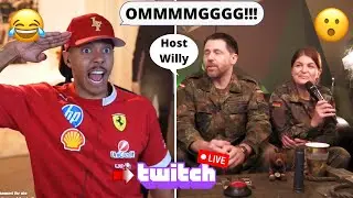 Die Bundeswehr hostet Willy auf Twitch & er kriegt Angst😂👀🇩🇪