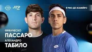 Алехандро Табило х Франческо Пассаро | ATP 500 Рио-де-Жанейро | 2 круг | Трансляция матча